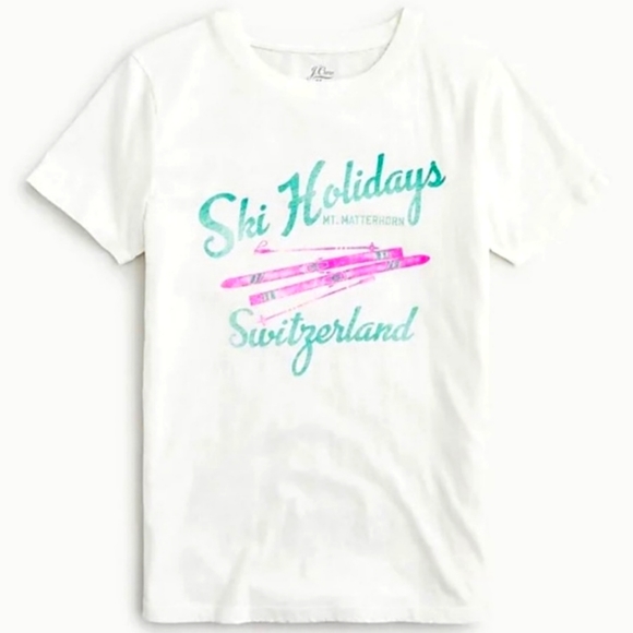 J. Crew Tops - NWT J. CREW RE-IMAGINED Switzerland Cotton S/S Tee